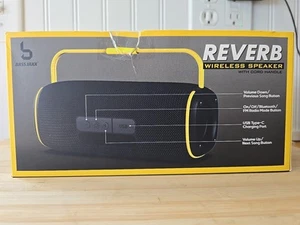 NEW BassJaxx REVERB Wireless Bluetooth Speaker BLACK/YELLOW w/Cord Handle - Picture 1 of 3