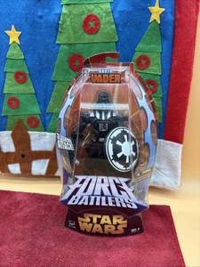Star Wars Force Battlers DARTH VADER W/ SLASHING ATTACK Hasbro 2005 NEW SEALED - Picture 1 of 6
