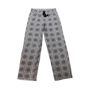 Nautica Sleepwear Women's Gray Plaid Flannel Elastic Waist Pajama Pants Size S - Picture 1 of 3