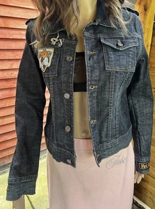 Juicy Couture Denim Jacket M New! - Picture 1 of 24