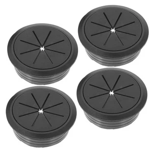 4 Pcs Wiring Hole Cover Work Desktop Cable Box Wire Grommet for Computer Table - Afbeelding 1 van 12