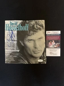 David Hasselhoff Copy Signed Signature Cut Out Rare JSA COA - Picture 1 of 3