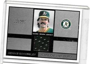 JERSEY USADA DENNIS ECKERSLEY 2003 FLAIR GREATS CORTES OF HISTORIA JUEGO - Imagen 1 de 1