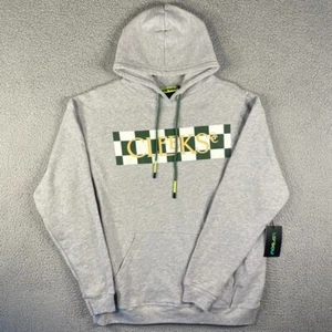 Liv Golf Checkered Stripe Team Cleeks GC Sweatshirt Mens L Gray Pullover Hoodie - Picture 1 of 8