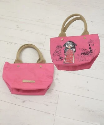 Bolso de Mano Marc By Marc Jacobs MJ Miss Marc Pirata Rosa Estampado Nylon Foto 1 de 4