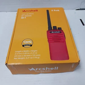Arcshell AR-7  Li-ion Battery UHF Transceivers Two Way Radios Tested Working - Picture 1 of 7