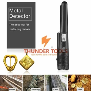 Thundertools Portable Small Size Handheld Metal Detector with LCD Display Screen - Bild 1 von 64
