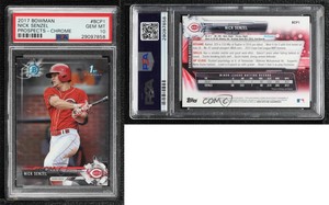 2017 Bowman Chrome Prospects Nick Senzel #BCP1 PSA 10 GEM MT