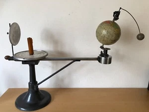 Très Rare - Antiquité Globe Terrestre Avec Mouvement - Années 20 - Fonctionne - Picture 1 of 12