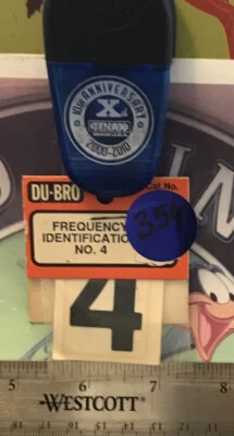 Rc Transmitter Dubro DUB459 Frequency ID NO. 4 Flag NewInPack USA Shipped - Image 1 of 3