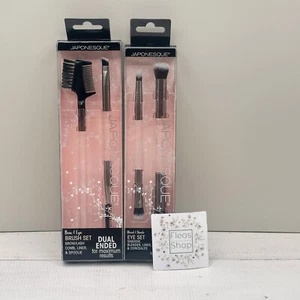Japonesque Blend & Shade Eye Set & Brow Brush Dual Ended Set - 2pack - Picture 1 of 5