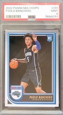 2022 Panini NBA Hoops #231 Paolo Banchero RC Rookie Card Graded PSA 9 MINT