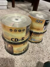 NEW ~ Lot of 200 Nexxtech Blank CD-R Discs ~ 52X 700MB 80 Min