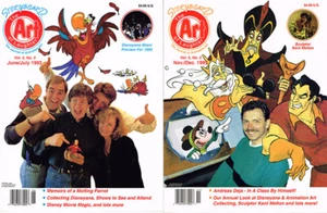 LOT OF 2 STORYBOARD ANIMATION ART MAGAZINES VOL 4 #3 & 5 - DISNEYANA SHOW 1993 - Picture 1 of 5