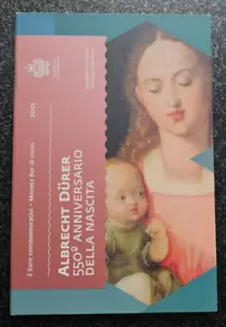 SAN MARIN - SAN MARINO - COFFRET DE 2 EURO ALBRECHT DURER 2021 NEUF/UNC. - Imagen 1 de 4