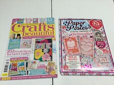 Book: Crafts Beautiful magazine issue #354 & Paper Posies decoupage cardmaking