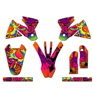 1998-2002 MXC ZANY Orange Senge Graphics Kit Compatible with KTM - Imagen 1 de 10