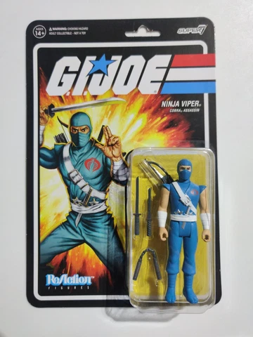 Super 7 GI JOE Wave 5 2023 Ninja Viper Cobra Assassin Action Figure Cover