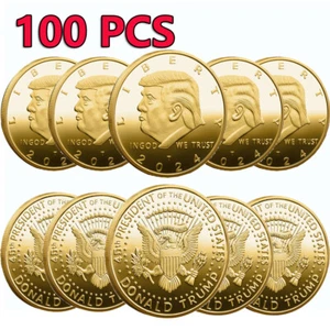 100PCS 2024 3FA4E 3FA4E Commemorative Coin Challenge Coin US Liberty Great - Picture 1 of 1