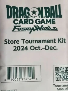 DRAGON BALL SUPER CARD GAME FUSION WORLD STORE TOURNAMENT KIT 2024 OCT - DEC NEW - Picture 1 of 1
