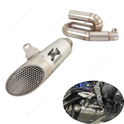 Puntas silenciadoras de tubo sistema de escape para Triumph Street Triple 765 R/RS/S 2017-2023 Foto 1 de 4