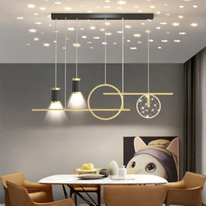 Modern Pendant Light LED Lamp Kitchen Bar Chandeliers Home Star Ceiling Lights - Picture 1 of 6