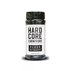 Hardcore Carnivore Black Charcoal Seasoning for Steak Beef and BBQ (Large Shak - Picture 1 of 8