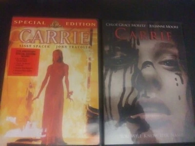 2x Carrie (DVDs 2013 & 1976 Special Edition) sissy spacek chloe Grace moretz - Image 1 of 4