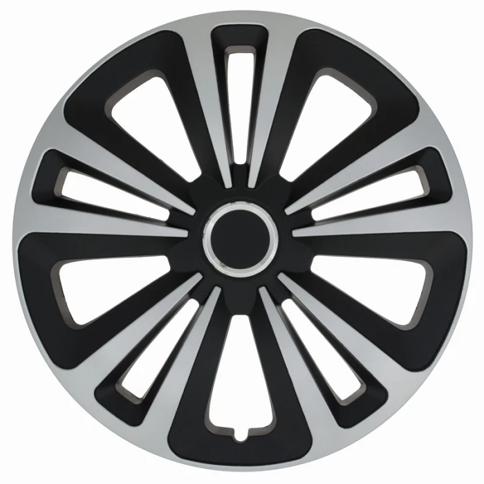 4 x Radkappen TERRA  16" Zoll Silver & Black - Bild 1 von 1