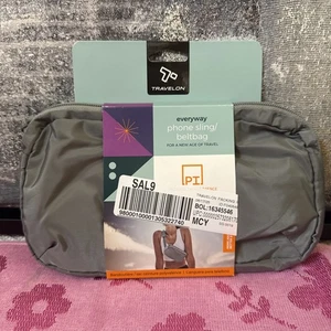 Travelon Phone Sling / Belt Bag Graphite - Picture 1 of 3