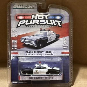 New Greenlight Hot Pursuit 1967 Chevrolet Biscayne Clark County,Nevada Sheriff. - Picture 1 of 6