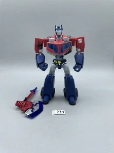 Hasbro 2008 Transformers Animated The Battle Begins Deluxe Autobot Optimus Prime - Picture 1 of 14
