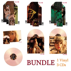 PRESALE Taylor Swift The Life of a Showgirl Target Exclusive 3 CD + VINYL BUNDLE - Picture 1 of 9