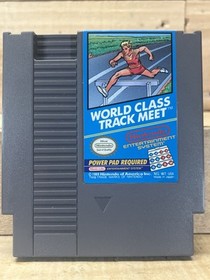 World Class Track Meet (Nintendo) NES NES-WT-USA 1988 Made In Japan