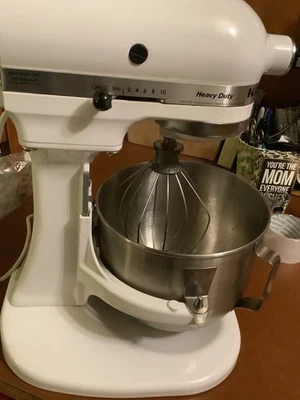 KitchenAid Heavy Duty K5SS 5,5Qt Mixer con attacco frusta funziona - Immagine 1 di 4