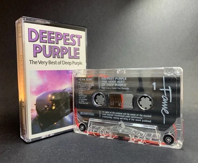 DEEPEST PURPLE - THE VERY BEST OF DEEP PURPLE Cassette **EX/NEAR MINT** 1980 - Image 1 of 4