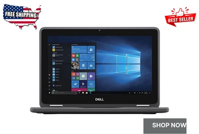 Dell Latitude 3190 11.6" 2-in-1 Touch Laptop, Intel N5030, 4GB, 128GB, Win11 Pro - Image 1 of 4
