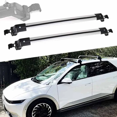 For Hyundai Ioniq Hatchback Roof Rack Cross Bar Aluminum Cargo Luggage Carrier Foto 1 de 4