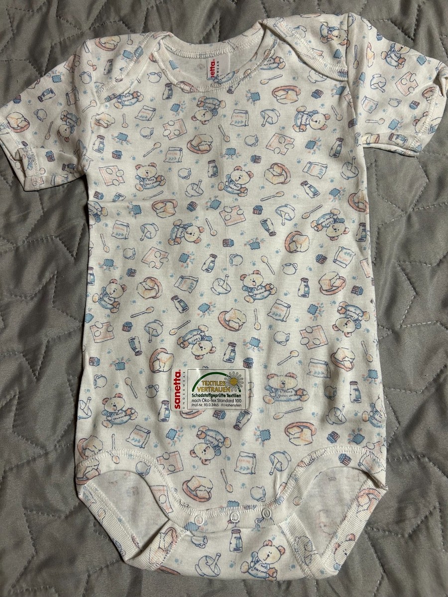 Sanetta Bio Baumwolle Baby Body - Weiche Unterwäsche Für Neugeborene