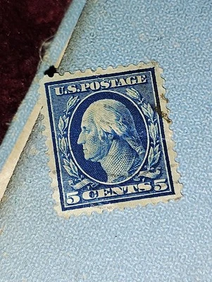 Sellos de Estados Unidos sin usar serie F de Estados Unidos de 1908 Washington Scott 340 OG MNH Foto 1 de 2