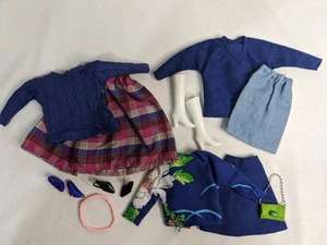 3 Handmade 1/6th Scale Barbie Sized Outfits With Accessories - Picture 1 of 9