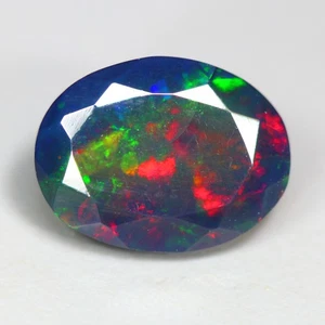 2.07 Cts_MESMERIZING !! 100 % Natural 3D Color Play Solid Welo Black Opal - Picture 1 of 3