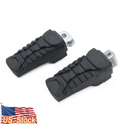 Rear Passenger Footpegs For BMW R1200GS R1250GS S1000XR Footrest W/Rubber Civer Foto 1 de 4