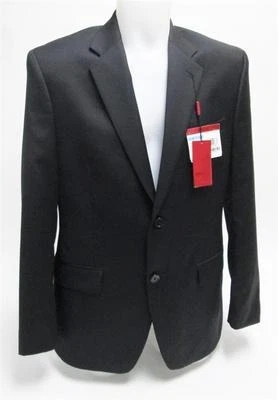 Blazer ALFANI ROJO Para Hombre 100% Lana Calce Ajustado en Negro Talla 40S Nuevo con Etiquetas Foto 1 de 4