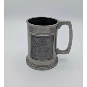 DURACAST HAND CRAFTED USA JAPAN NTT AT&T PEWTER STEIN MUG RARE - Picture 1 of 3