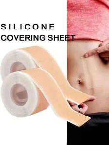 Medical Grade Silicone Scar Tape,Upgrade Adhesives Silicone Scar Sheets NEW - Picture 1 of 12