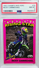1992 Champs Hi Flyers #30 Ricky Carmichael Rookie Card RC PSA 8 NM-MT GOAT