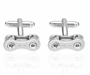 GEMELOS camisa, cadena, bicicleta, eslabón, platead BBC - ENVIO GRATIS a ESPAÑA - Bild 1 von 3