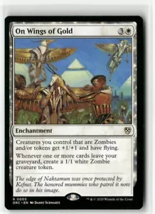 On Wings of Gold 5 sin lámina casi nuevo MTG Commander: Aetherdrift Magic - Imagen 1 de 1