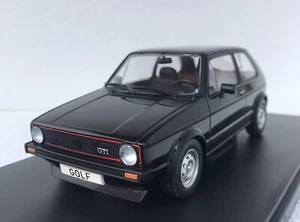Modellino Volkswagen Golf 1 GTI Nera  1:24 WhiteBox Auto  - Imagen 1 de 6